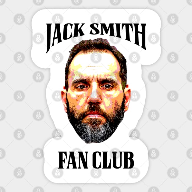 Jack Smith Fan Club - Jack Smith Sticker by Classified Shirts